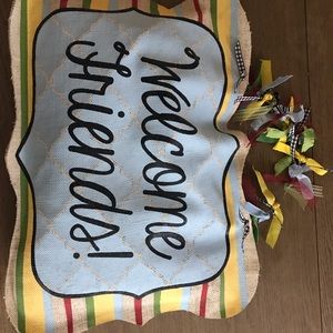 “Welcome Friends” Door hanger